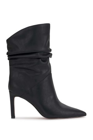 Elisti Scrunch Bootie in Black