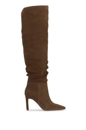 Emetta Over The Knee Boot in Maple