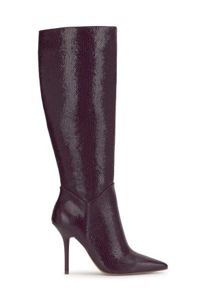 Lovienn Knee High Boot in Sugar Plum