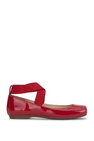Mandalaye Ballet Flat in Red Muse