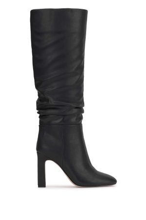 Minerva Knee High Boot in Black