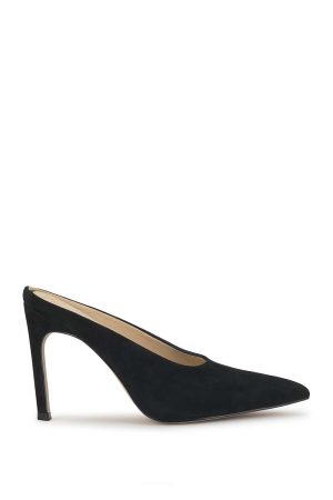 Wilix High Heel Mule in Black