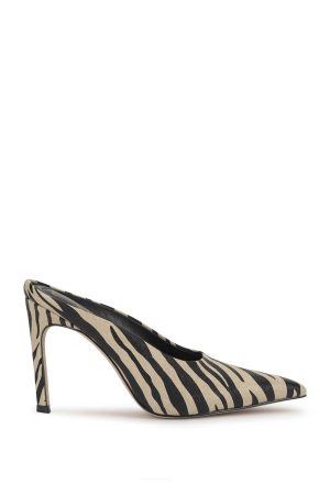 Wilix High Heel in Brown Zebra