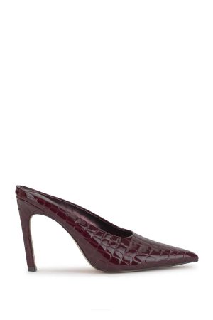 Wilix High Heel in Cherry Mahogany